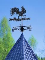 Флюгеры  на плазме Петух