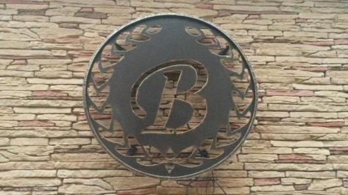 Логотип в ресторан сталь 8 мм