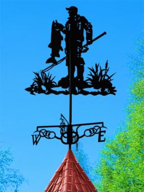 Флюгеры разные на плазме рыбак